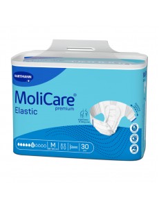 Fralda MoliCare® Premium Elastic 6 Gotas M 30 Unidades